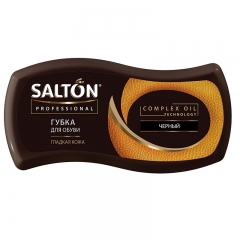 Salton Professional - Губка-волна Complex Oil для обуви из гладкой кожи цвет: чёрный - арт.1012 упаковка 12 шт